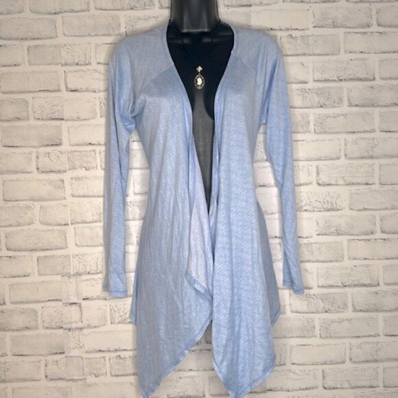 Kim Rogers Intimates Ultra Soft Baby Blue Sleep Cardigan Wrap Size Small - Picture 1 of 4